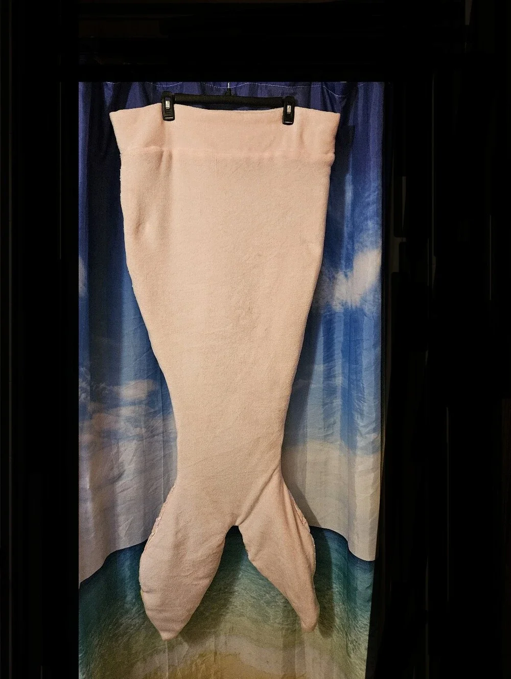 Child's Sequin Mermaid Tail Sleep Blanket- Pink